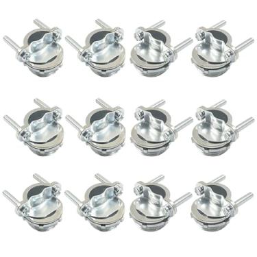 Imagem de Moicstiy Conectores de cabo tipo braçadeira de 12 peças para cabos metálicos de proteção de conduíte