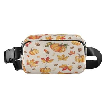 Imagem de CEBUGI Mini pochetes de caminhada para homens e mulheres, abóboras, abóboras, modernas, resistentes à água, com cinto ajustável para treino, viagem, corrida