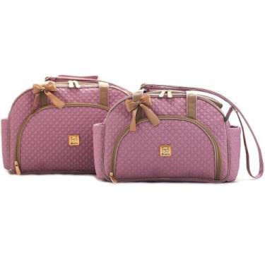 Imagem de Kit Bolsas Maternidade Bebe Enxoval - G, M E Trocador - Miellu Bolsas