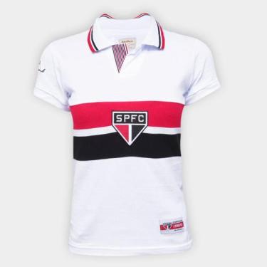 Imagem de Camisa São Paulo 92/93 Bi Mundial Retrô Mania Feminina, Branco, G