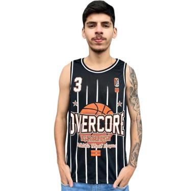 Imagem de Camiseta Regata Masculina Basquete Estampada Esportes Fitnes-Masculino