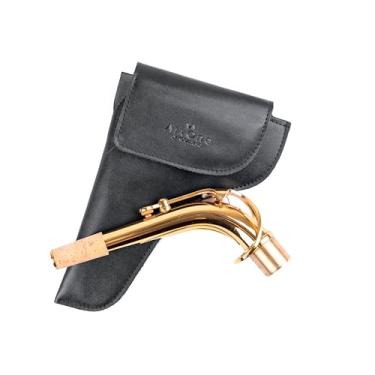 Imagem de Bolsa para pescoço de saxofone alto | Protetor de pescoço de couro vegano com forro macio