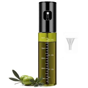 Imagem de Pulverizador de óleo, 2 em 1 para cozinhar na cozinha, frasco de spray de óleo de 100 ml para casa