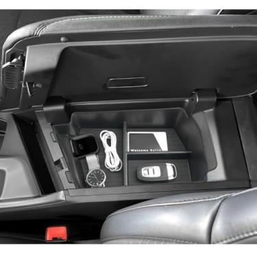 Imagem de LUWU Carregador Daytona 2024-2026 Organizador de console central para 2024 2025 2026 Carregador Daytona R/T Scat Pack Acessórios OEM Fit Console Console Caixa de armazenamento Bandeja de inserção
