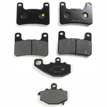 Imagem de Arashi Pastilhas de freio dianteiras traseiras para Kawasaki Ninja ZX10R ZX-10R ZX1000 2008-2010, Z1000 2014-2016 ABS 2010-2013, Z1000SX Tourer 2014, Z1000SX 2014-2016, motocicleta Peças de Acessórios