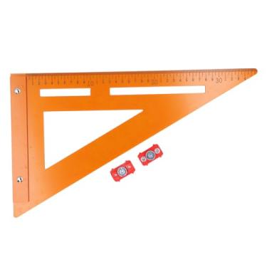 Imagem de Régua quadrada quadrada de ângulo mecânico para marcenaria design ergonômico estável para trabalhadores de madeira