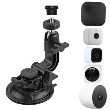 Imagem de TEKCAM Suporte de ventosa compatível com Blink Outdoor 4, Blink Mini 2, Blink Mini, Outdoor 3, suporte para janela de câmera, suporte de sucção de câmera de segurança, 1 pacote