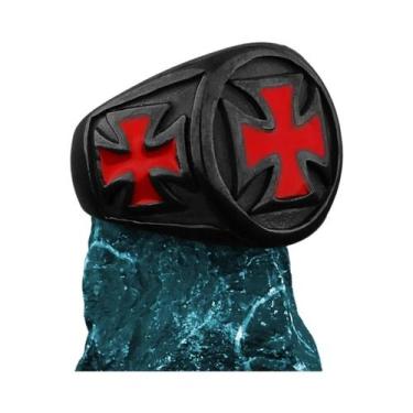 Imagem de Anel Amuleto De Fé Católica Cristã Em Aço Inoxidável Unissex, Joia De 