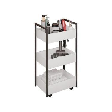 Imagem de Carrinho Multiuso Fruteira Laís - Ssx Multicoisas Branco