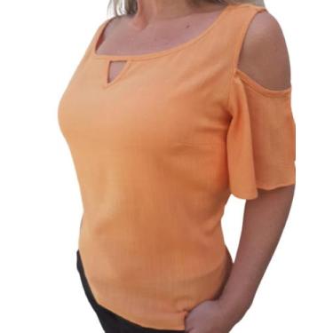 Imagem de Blusa feminina comombro vazado - Filomena