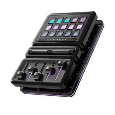 Imagem de Controlador Streamer Cooler Master MasterHub, RGB, Modular com Módulos de Áudio, Teclado e Navegação-Unissex