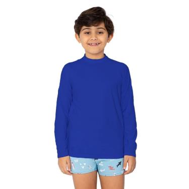 Imagem de Camiseta com Proteção Solar Infantil Menino Manga Longa Segunda Pele-Unissex