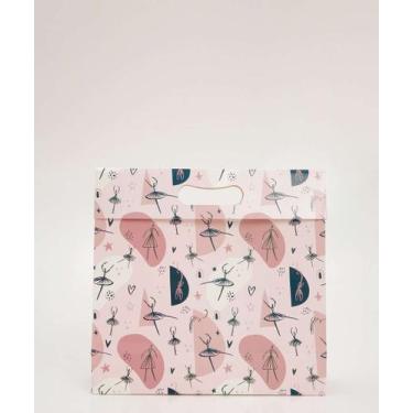 Imagem de Embalagem Presente Sacola Estampada Marisa-97117, UN, Rosa