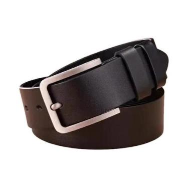 Imagem de 2026 novo cinto casual vintage masculino preto pino fivela estudante v