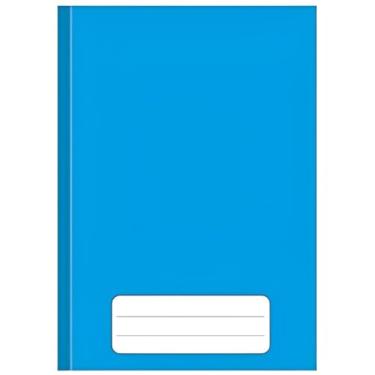 Imagem de Kit 5 Cadernos Brochura Escolar Grande Capa Dura 48 Folhas (Azul)