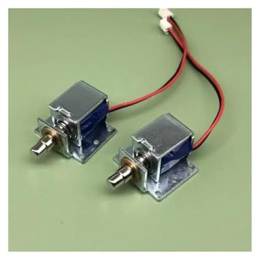 Imagem de Eletroímã telescópico DC 5V 6V 9V 12V Push Pull Type Rod êmbolo ímã de sucção ímã solenoide de mola