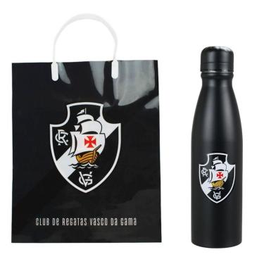 Imagem de Kit Presente Vasco Da Gama Garrafa Alumínio 600ml Sacola-Masculino