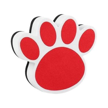 Imagem de Apagador Magnético Grande Para Quadro Branco Com Desenho De Pegadas De