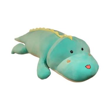 Imagem de Brinquedo De Pelúcia Grande De Dinossauro De 80CM, Almofada Macia De C