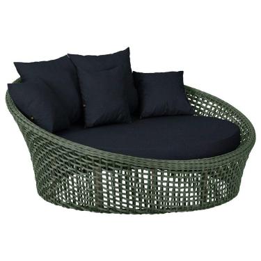 Imagem de Chaise Hungria Pintura Fendi Corda Náutica E12 Trama Verde