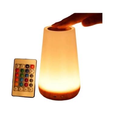 Imagem de Luz Noturna LED De 13 Cores Com Controle Remoto, Toque, Recarregável v