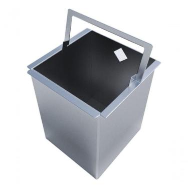 Imagem de Lixeira Multiuso 5 Litros Branca Com Tampa E Cesto