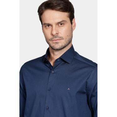 Imagem de Camisa Aramis Manga Longa Slim Stretch Marinho-Masculino