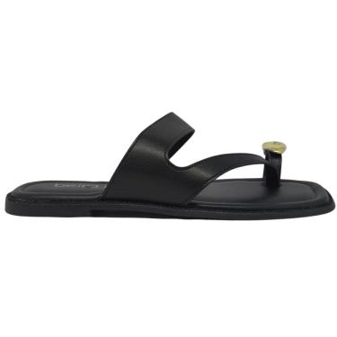 Imagem de Tamanco Feminino Rasteira Casual Dia a Dia Passeio Trabalho com Dedeira Conforto Beira Rio 8506.209