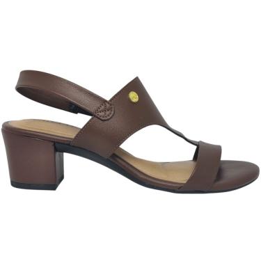 Imagem de Sandália Feminina Casual Dia a Dia Passeio Trabalho Salto Médio com Elástico Calce Fácil Beira Rio 8246.1211