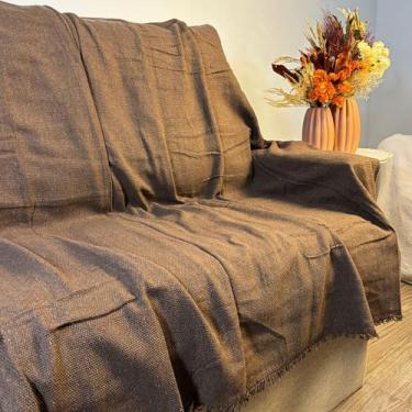 Imagem de Manta para Sofá 4 Lugares Super Grande King 400x180cm Algodão - JSA DE