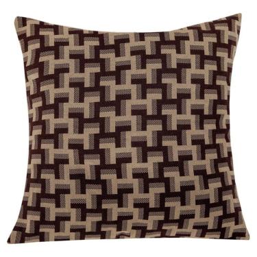 Imagem de Almofada Decorativa Atlanta Jacquard Com Refil 61% Algodão 39% Poliéster - Lais