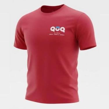 Imagem de Camiseta Quq 100% Poliamida Proteção Uv Treinos E Corte Slim-Unissex