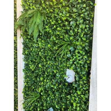 Imagem de Placa De Grama Artificial Para Decoração De Parede Jardim - CASA3D DEC
