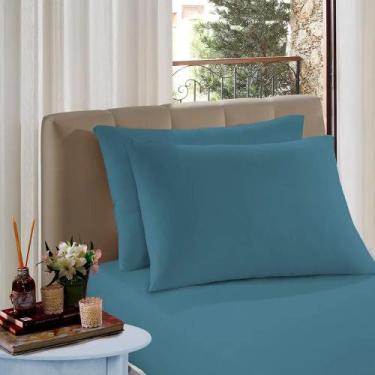 Imagem de Lençol Casal C/ Elástico 100% Algodão 1,38m X 1,88m X 30cm - Vivaldi, 