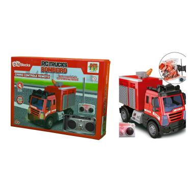 Imagem de Carro Controle Remoto RCTrucks Bombeiro - DmToys