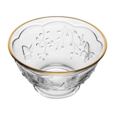 Imagem de Jogo de Jantar 20 peças New Butterfly Fio de Ouro Cristal - Lyor