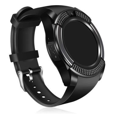 Imagem de Relogio Smartwatch V8 Bluetooth Camera Celular Musica Preto