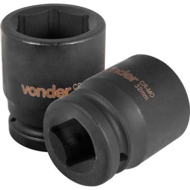 Imagem de Soquete Sextavado de Impacto, Encaixe de 3/4" x 32,0 mm, Vonder