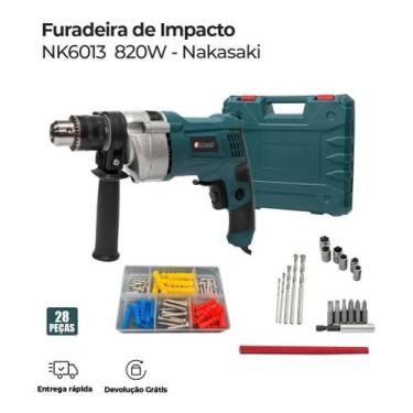 Imagem de Furadeira 220v 820w nakazaki NK6013