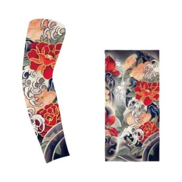 Imagem de Manga Protetora Solar Unissex Fina Para Tatuagem, Caminhada, Pesca, Fe