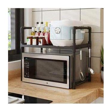 Imagem de Prateleira Micro-ondas Talheres Tempero Suporte Ganchos Faca Concha Or