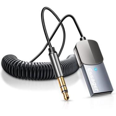Imagem de Adaptador Bluetooth Essager Receptor Toca Música No Carro P2