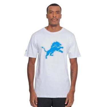 Imagem de Camiseta NFL Detroit Lions Player NF127 - Branca, Branco, M