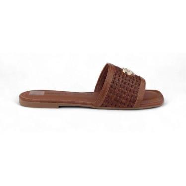 Imagem de Chinelo Rasteira Feminino Dakota Y9933 Casual, 37, Caramelo