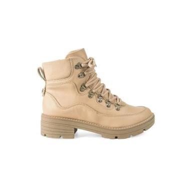 Imagem de Bota Coturno Cano Curto Feminina Tratorada Dakota DA881, 36, Capuccino