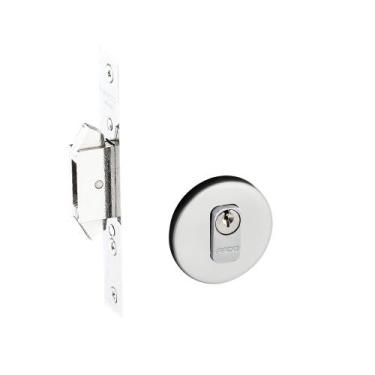 Imagem de Fechadura pado auxiliares correr roseta redonda - inox polido
