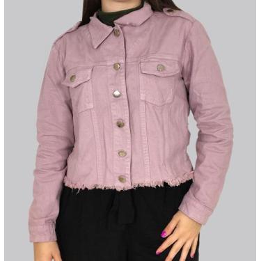 Imagem de Jaqueta Marina Lavanda Feminino 100% Algodão 22501-4 - BLUFERA JEANS, 