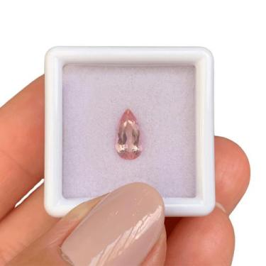 Imagem de Topázio Imperial Salmão Gota 1,00ct - SP GEMAS