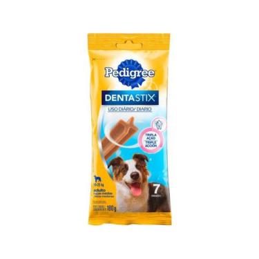 Imagem de Petisco Pedigree Dentastix Raças Médias Graveto 180g 7 unidades