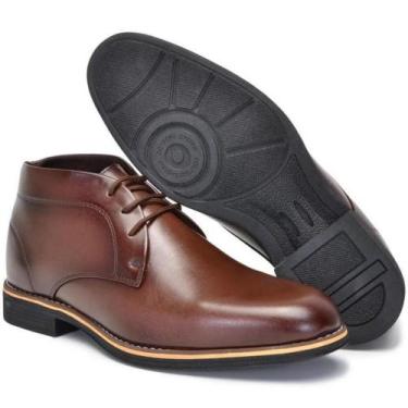 Imagem de Sapato Bota Masculino Social Casual Oxford Derby em couro PU (poliuret